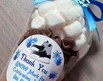 Hockey Hot Cocoa Favors | Birthday Hot Cocoa Favors | Hot Chocolate Favors | Ice Hockey Cocoa Favors | Snow Tubing Cocoa