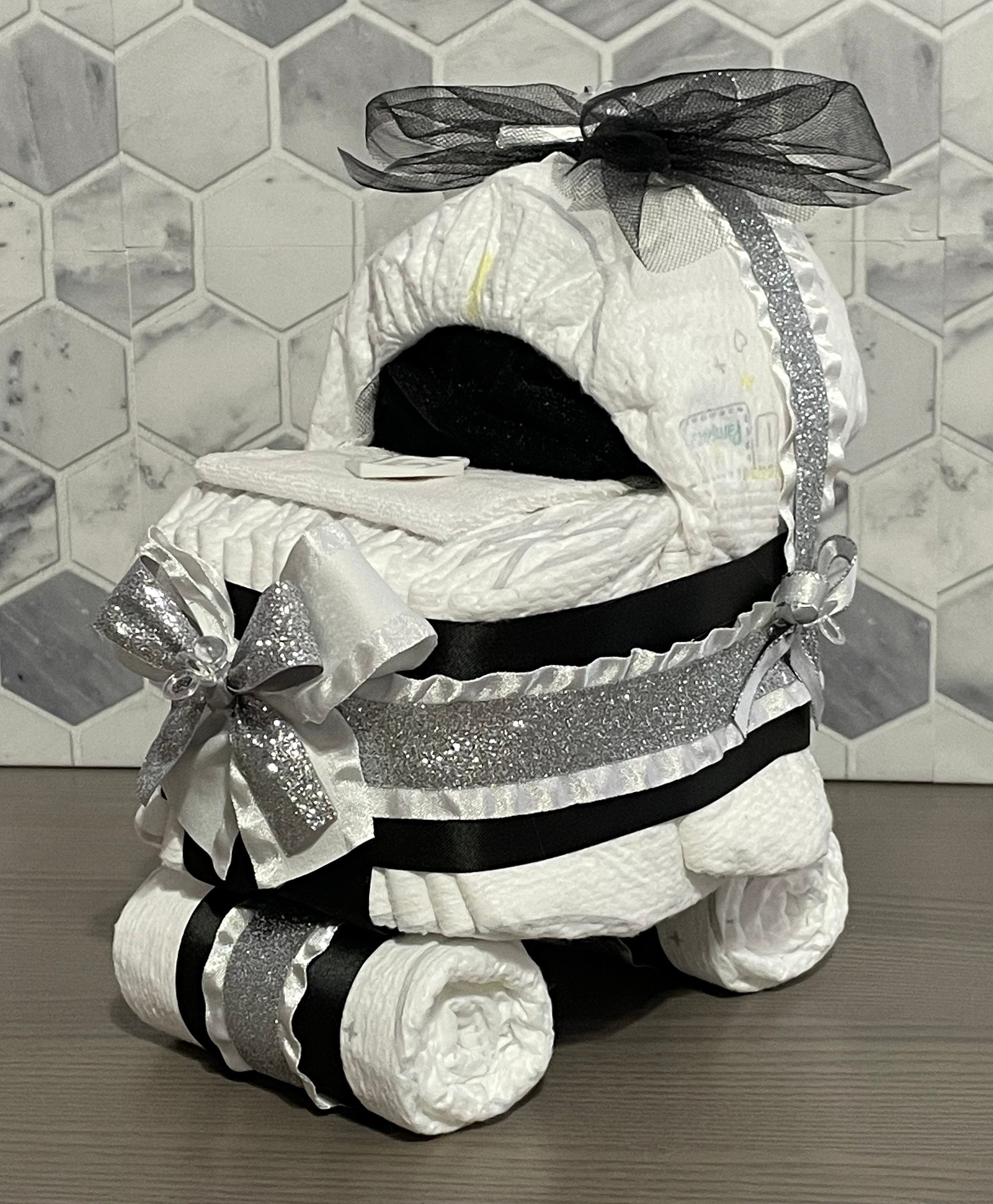 How to make a diaper carriage centerpiece hotsell
