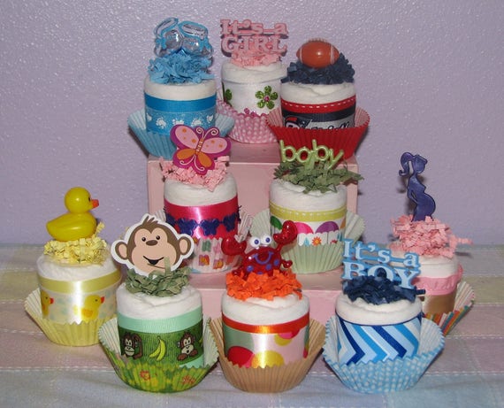 Diaper Cakes Minis Party Favor