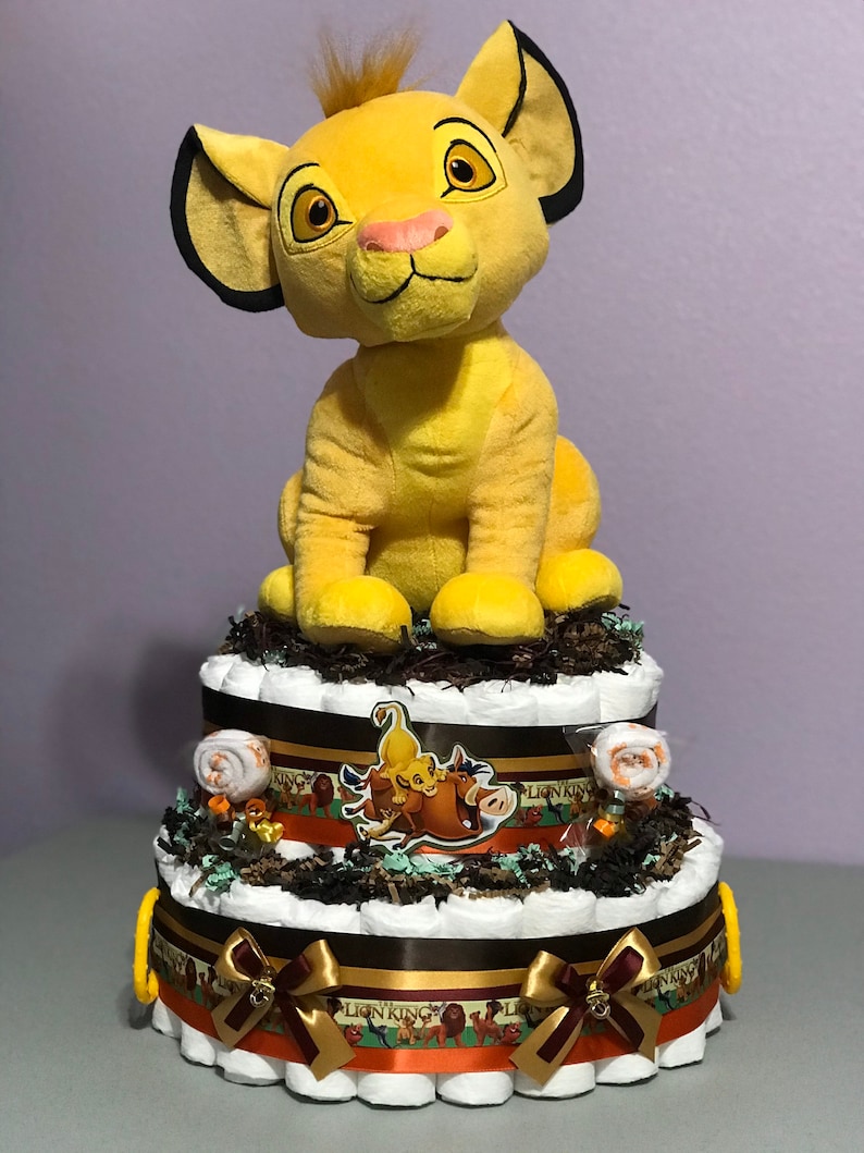 Lion King Diaper Cake