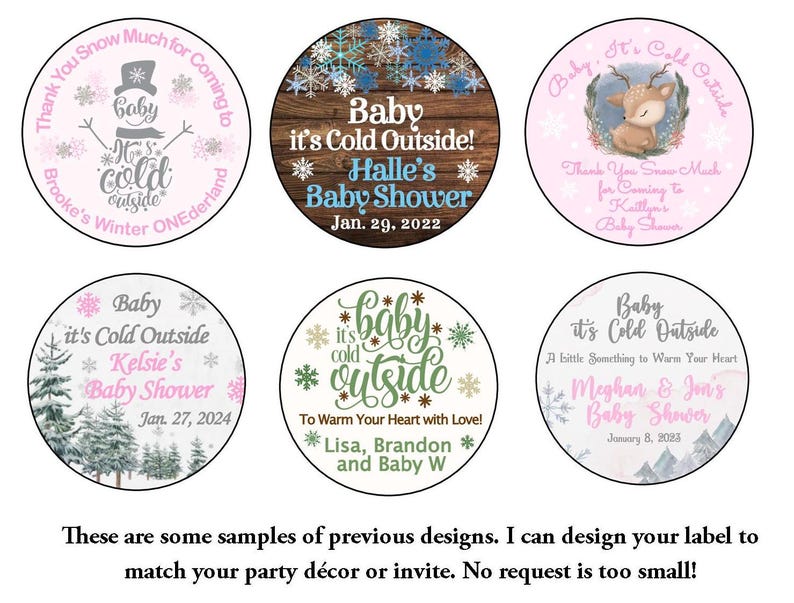 Personalized Hot Cocoa Labels