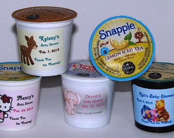 Personalized K Cup Favors, K Cups for Any Occasion, Coffee Favors, Hot Cocoa K Cup Favors, Baby Shower K Cups, Birthday K Cups, Custom K Cup