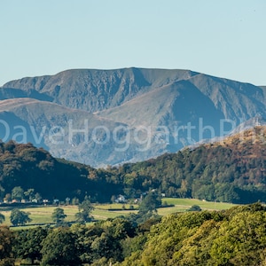 Helvellyn from Ullswater - Lake District - England - Digital Download - Fine Art Photography - Printable Download - Wall Art