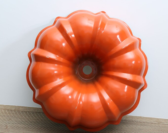 Vintage Orange Nordic Ware Bundt Pan, Fluted Pan Etsy