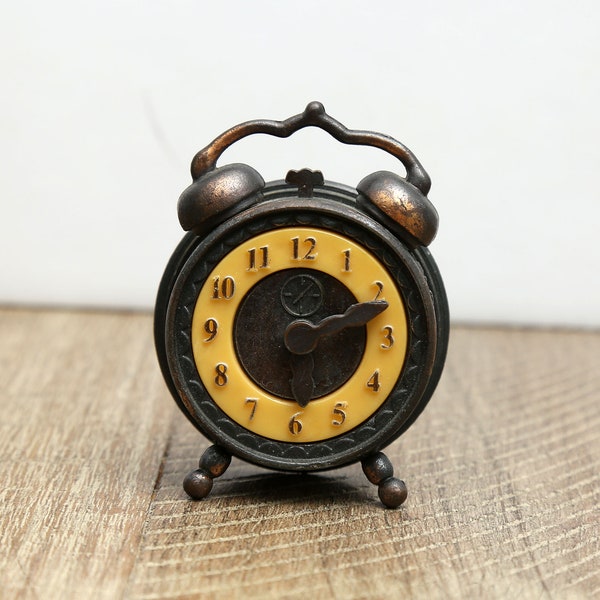Miniature Die Cast Alarm Clock, Durham Industries