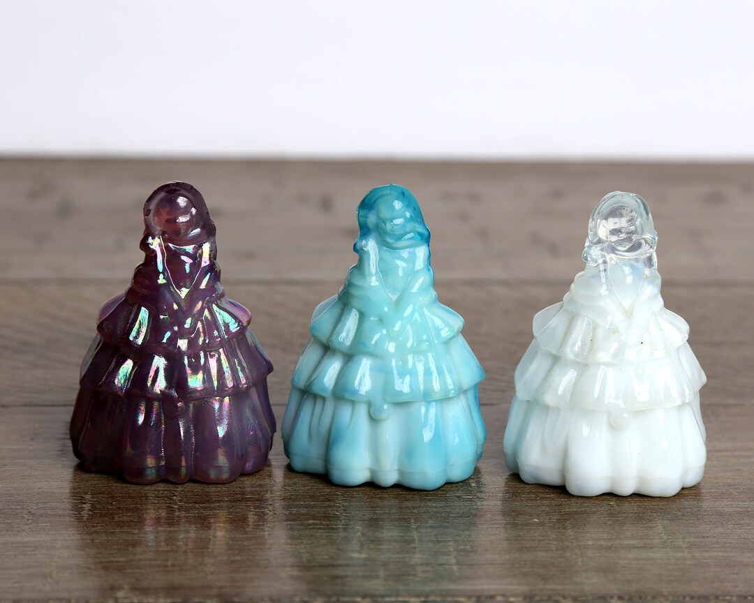 Boyds Crystal Art Glass Vintage Figurine Louise Doll Etsy