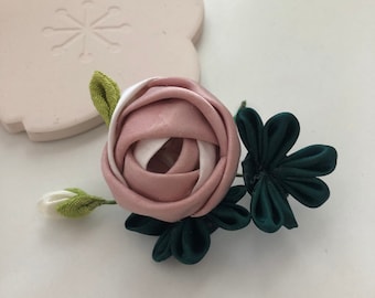 Rose Wedding boutonnière voor mannen, bruidegom, verzorgd & gasten, Kanzanshi corsages