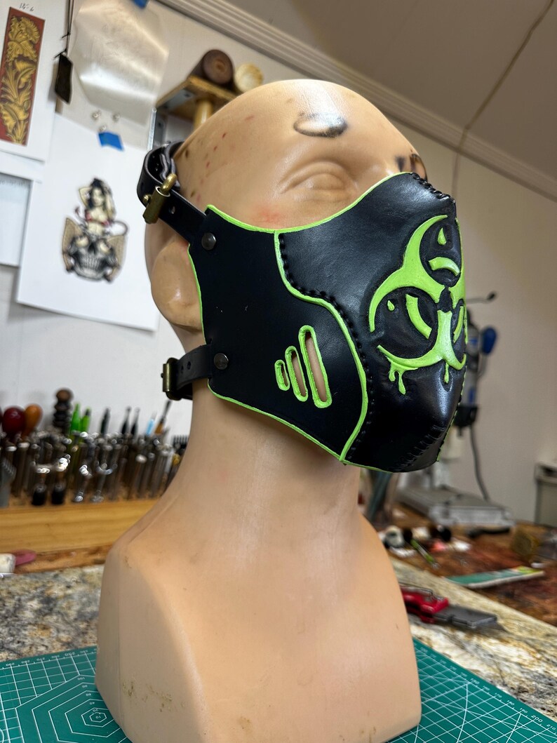 The Biohazard Half Mask - Etsy