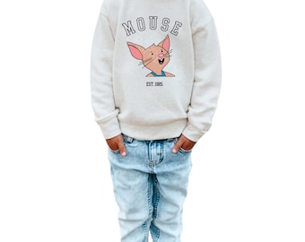 Toddler | Kid's | Mouse Book Character Sweatshirt | Children's Storybook Theme Top |