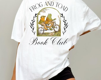 Frog and Toad Shirt | Classic Children's Book Inspired T-Shirt | Book Character Teacher