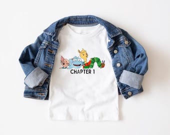 Book Character Shirt | Chapter 1 Birthday | PNG SVG | Digital Download