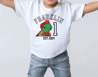 Toddler | Franklin First Birthday Shirt | Book Character | Storybook Theme | 2024