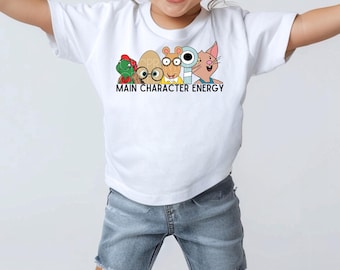Little Kid's Main Character Energy | Toddler Shirt | Book Character Shirt