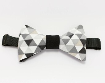 Bow tie black and white graphic "Melancholy"