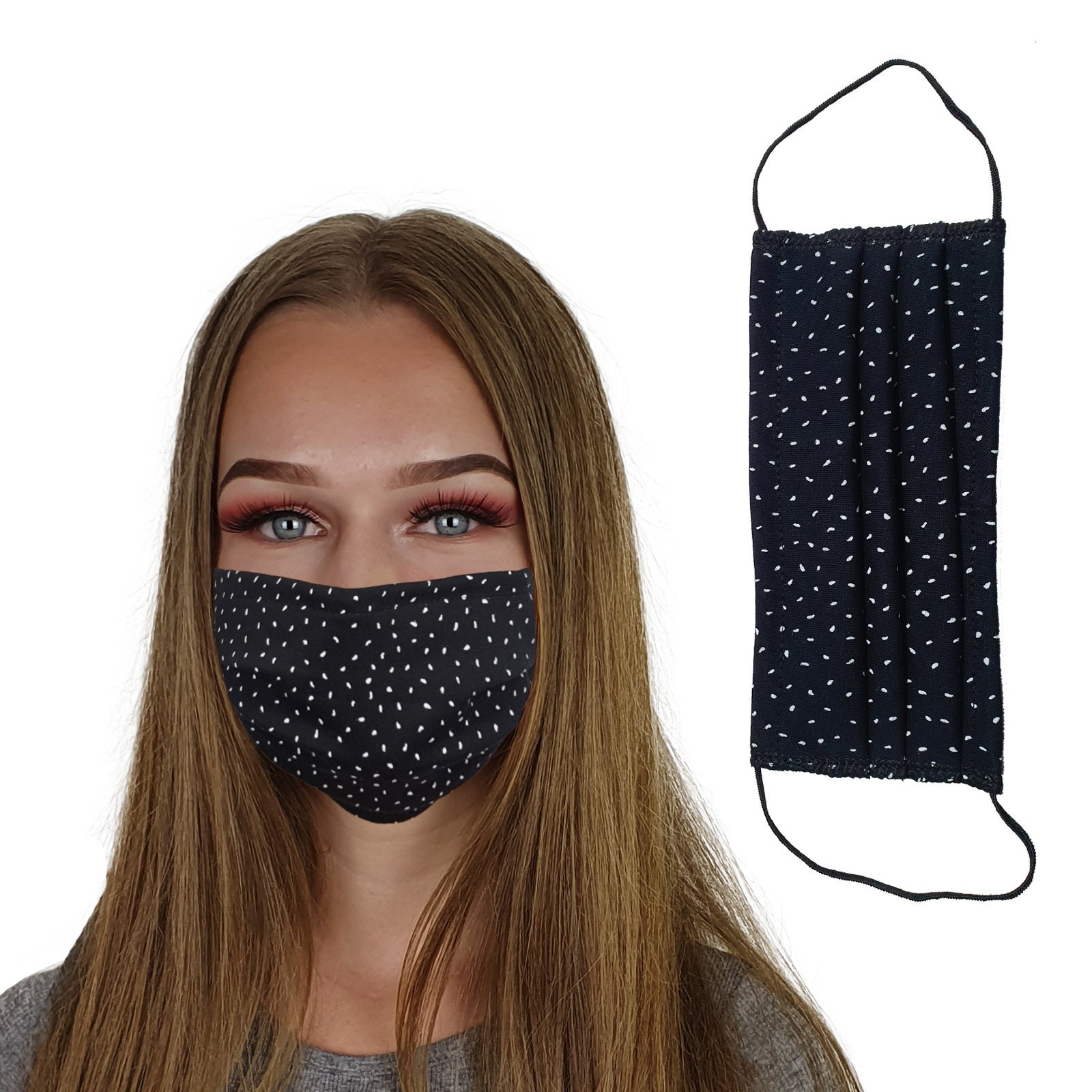 Maschera Lavabile Unisex Mascherine Viso In Cotone Lavabili | Triplo Strato, 19 Disegni | Unisex Adulti Mask Of Change - Foto 9