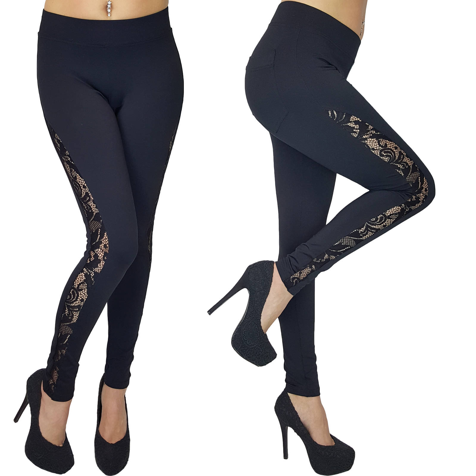 Womens Ladies Full Length Skinny Fit 