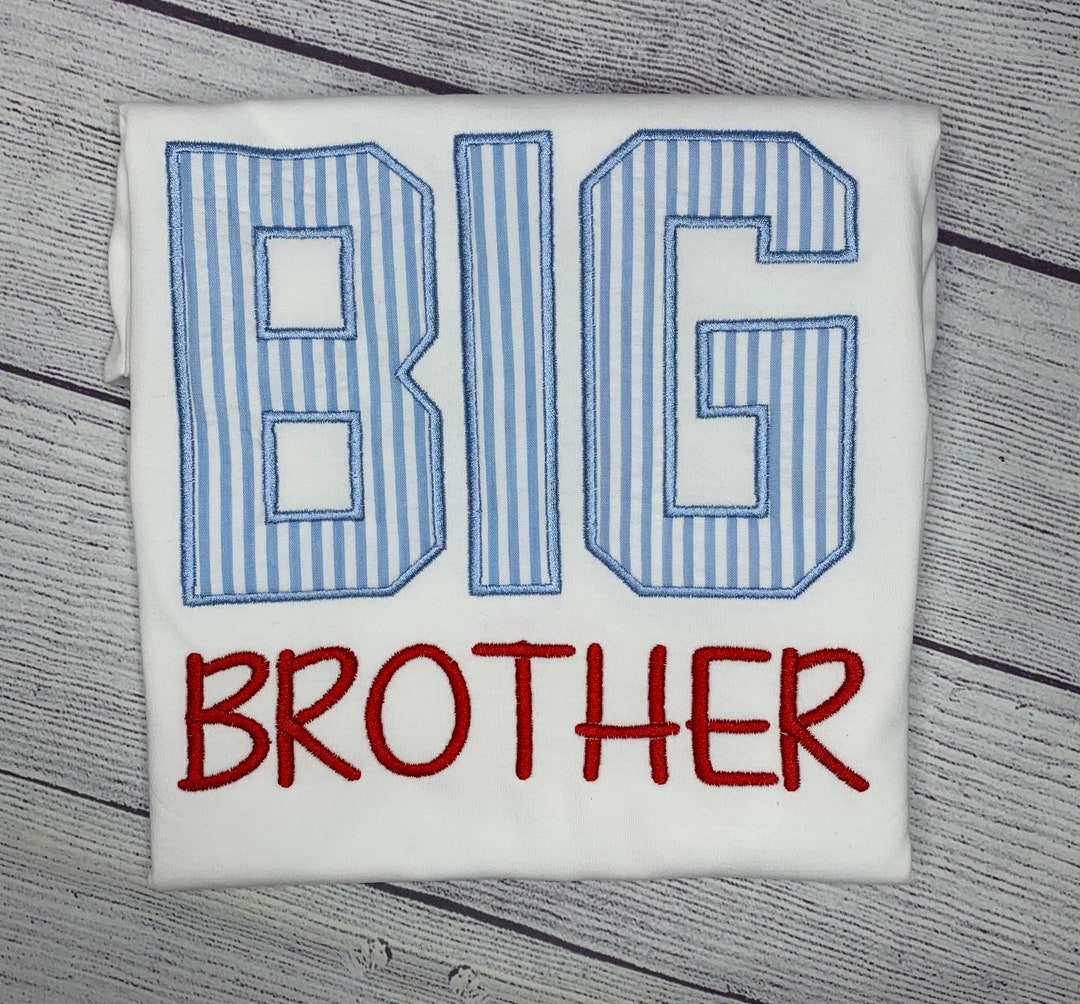 Big Brother Embroidered Shirt by Magnolia Baby main image 1
