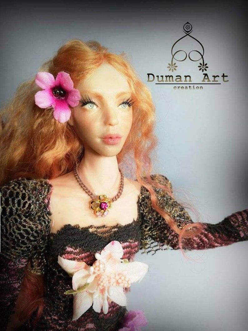 sculpture Fairy Polymerclay fantasy, Fairy Woods Enchanted Forest nature handmade hand made fairy