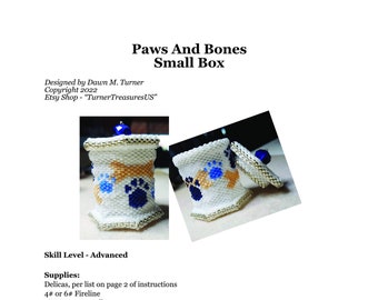 PATTERN, Paws and Bones Small Box