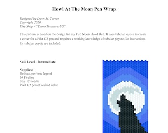 PATTERN, Howl At The Moon Pen Wrap