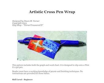 PATTERN, Artistic Cross Pen Wrap