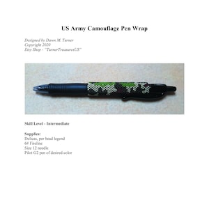 PATTERN, US Army Camouflage Pen Wrap