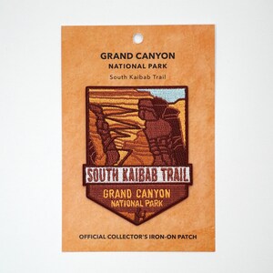 Official Grand Canyon National Park Souvenir Patch South Kaibab Trail Arizona