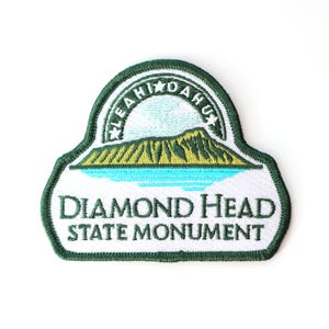 Official Diamond Head State Monument Souvenir Patch Le'ahi Honolulu, Hawaii Park National FREE SHIPPING