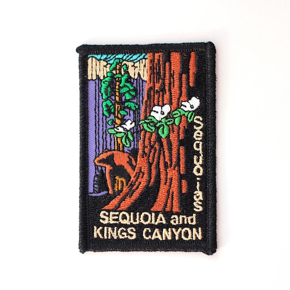 Official Sequoia and Kings Canyon National Park Souvenir Patch California Parks - Stocking Stuffer - FREE SHIPPING