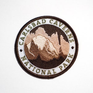 Official Carlsbad Caverns National Park Souvenir Patch New Mexico Iron-on