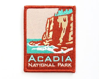 Official Acadia National Park Souvenir Patch ANP Series Maine Iron-on NPS Free Shipping