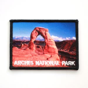 Official Arches National Park Souvenir Patch - Delicate Arch - Moab Utah FREE SHIPPING Scrapbooking