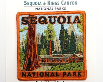 Official Sequoia National Park Souvenir Patch Giant Forest Museum California Parks FREE SHIPPING