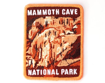 Official Mammoth Cave National Park Souvenir Patch Kentucky FREE SHIPPING