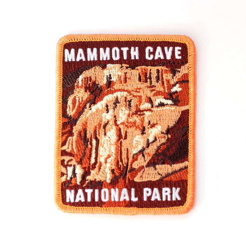 Official Mammoth Cave National Park Souvenir Patch Kentucky FREE SHIPPING