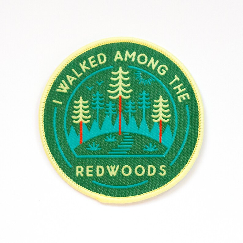 I Walked Among the Redwoods Official Souvenir Patch Muir Woods Etsy