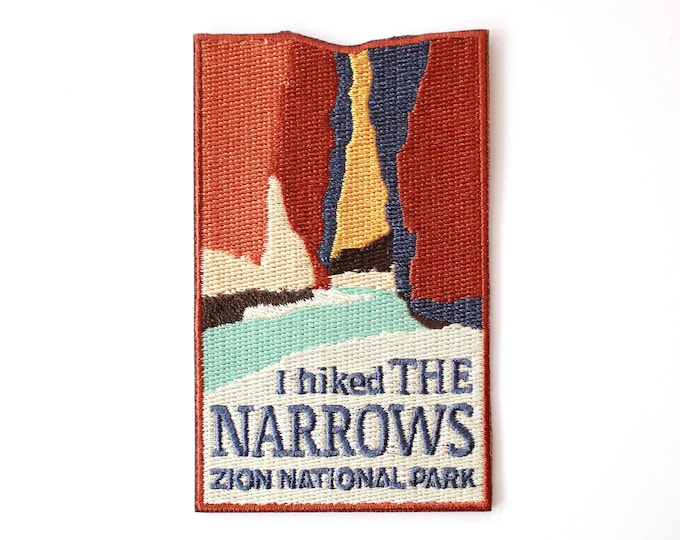 Official Zion National Park Souvenir Patch I Hiked the Etsy