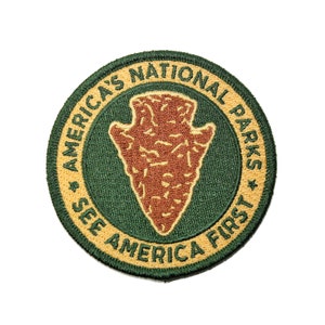 Official NPS Souvenir Patch - America's National Parks - See America First Perfect addition for your Junior Ranger Halloween Costume