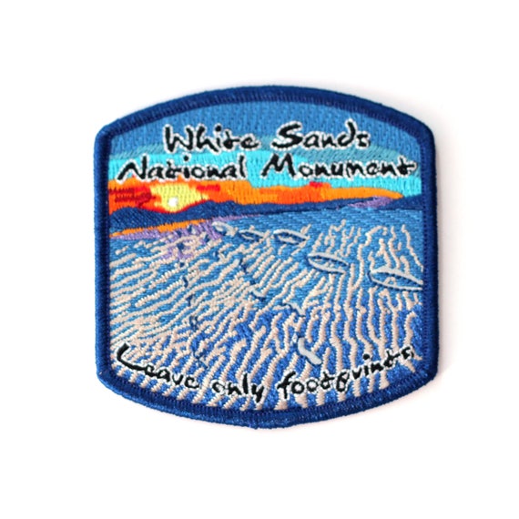 Official White Sands National Monument Souvenir Patch New Mexico Park