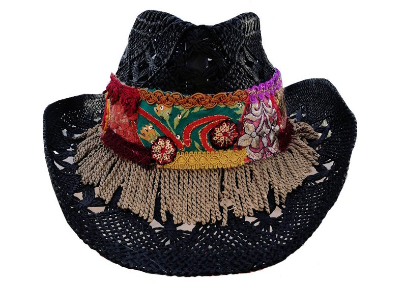 embellished hat
