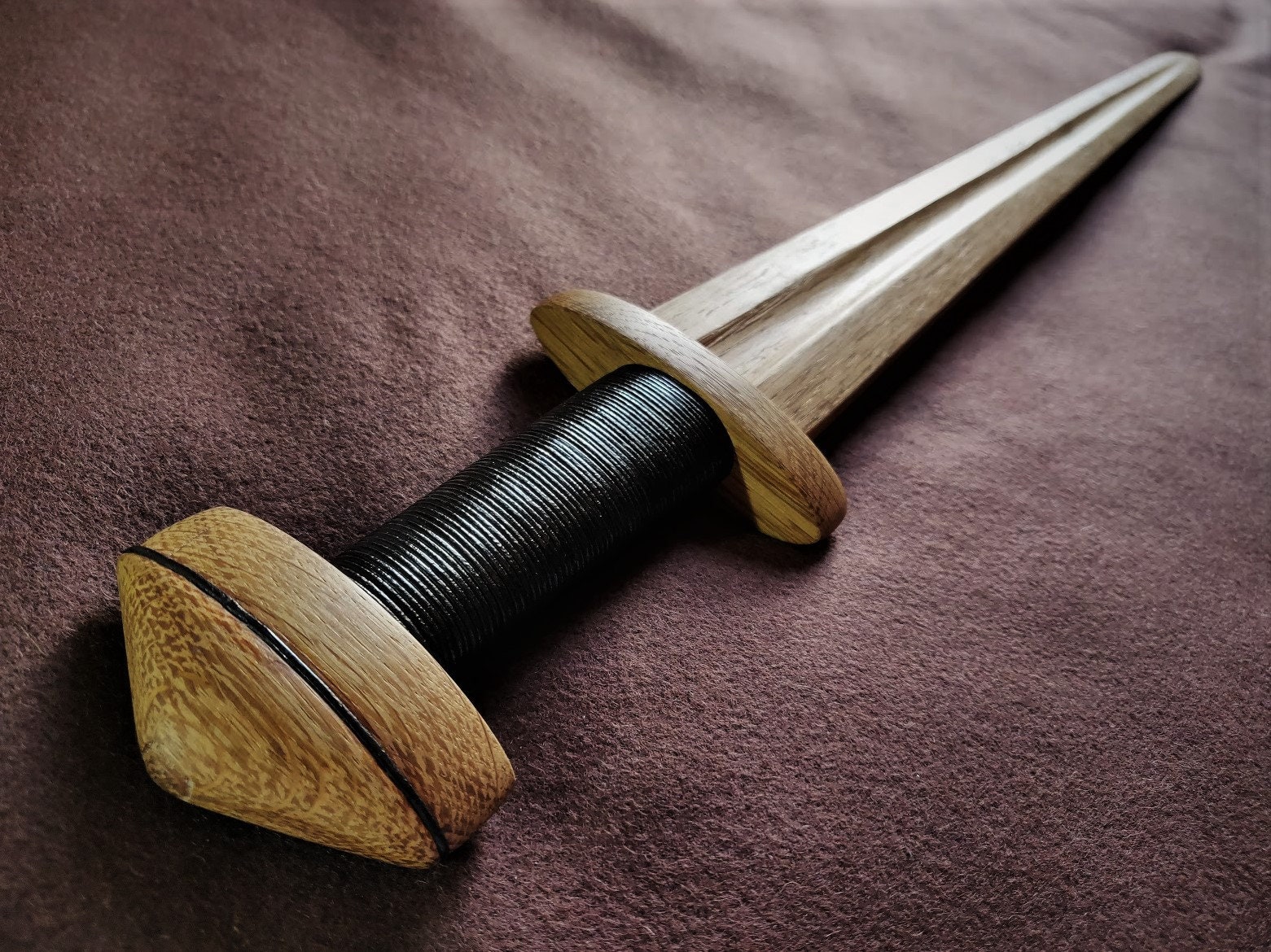 Wooden Viking Sword Handmade Etsy