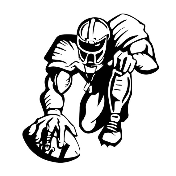American football sports Graphics SVG Dxf EPS Png Cdr Ai Pdf | Etsy
