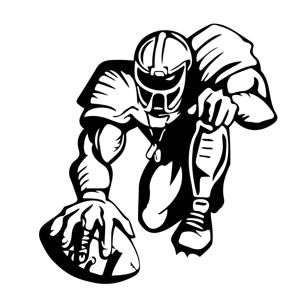Download American football sports Graphics SVG Dxf EPS Png Cdr Ai ...