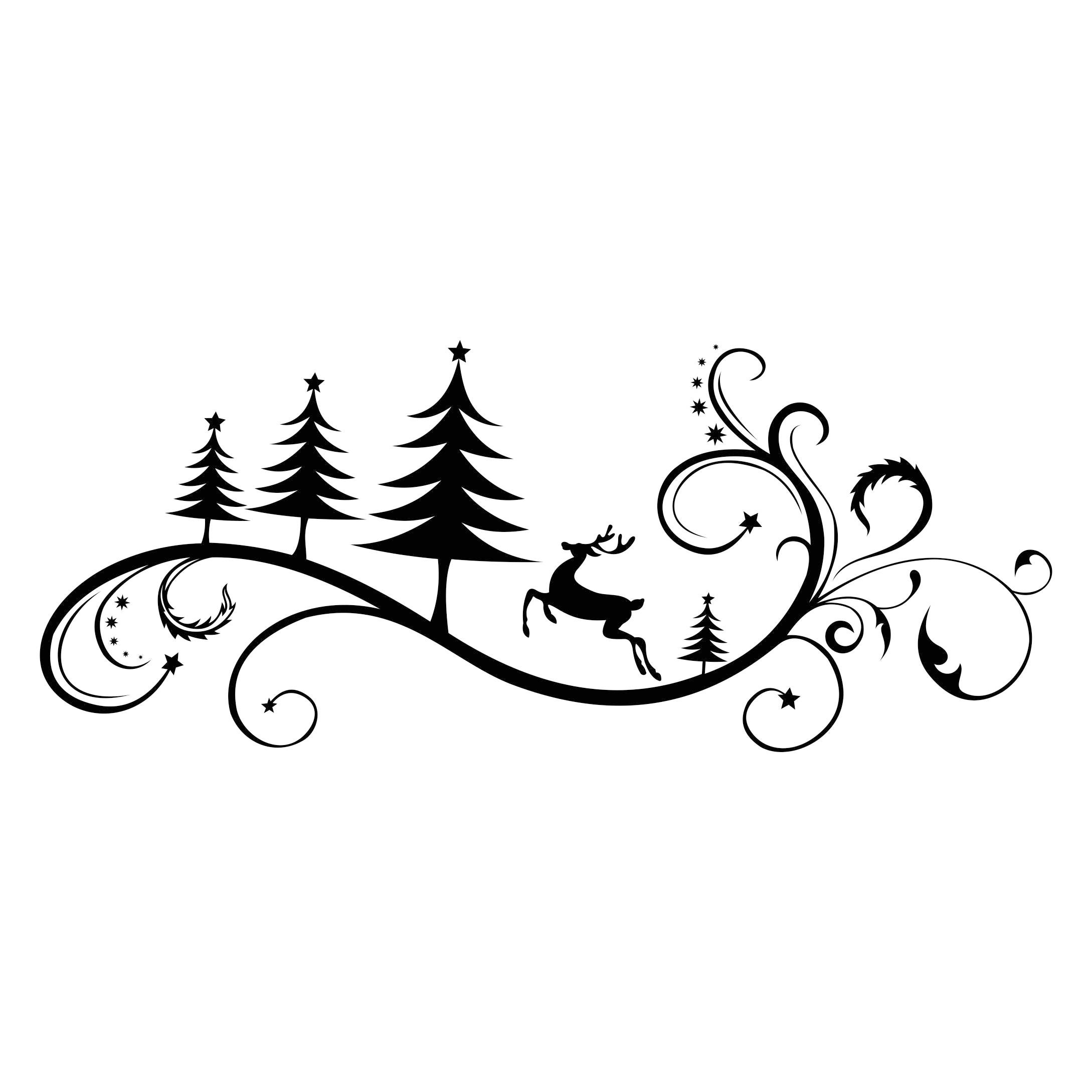 Download Christmas Ornament Deer Graphics SVG Dxf EPS Png Cdr Ai ...