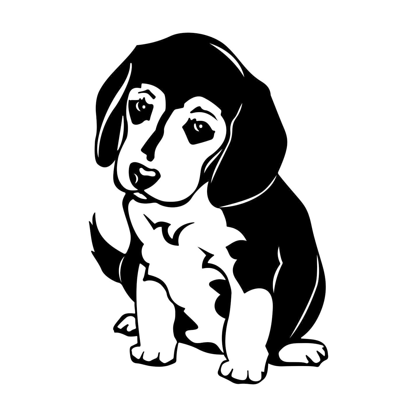 Beagle Dog Graphics SVG Dxf EPS Png Cdr Ai Pdf Vector Art Etsy