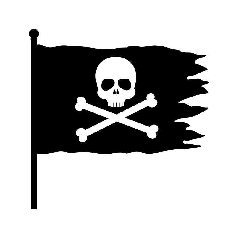 Pirate Flag Skull Graphics SVG Dxf EPS Png Cdr Ai Pdf ...