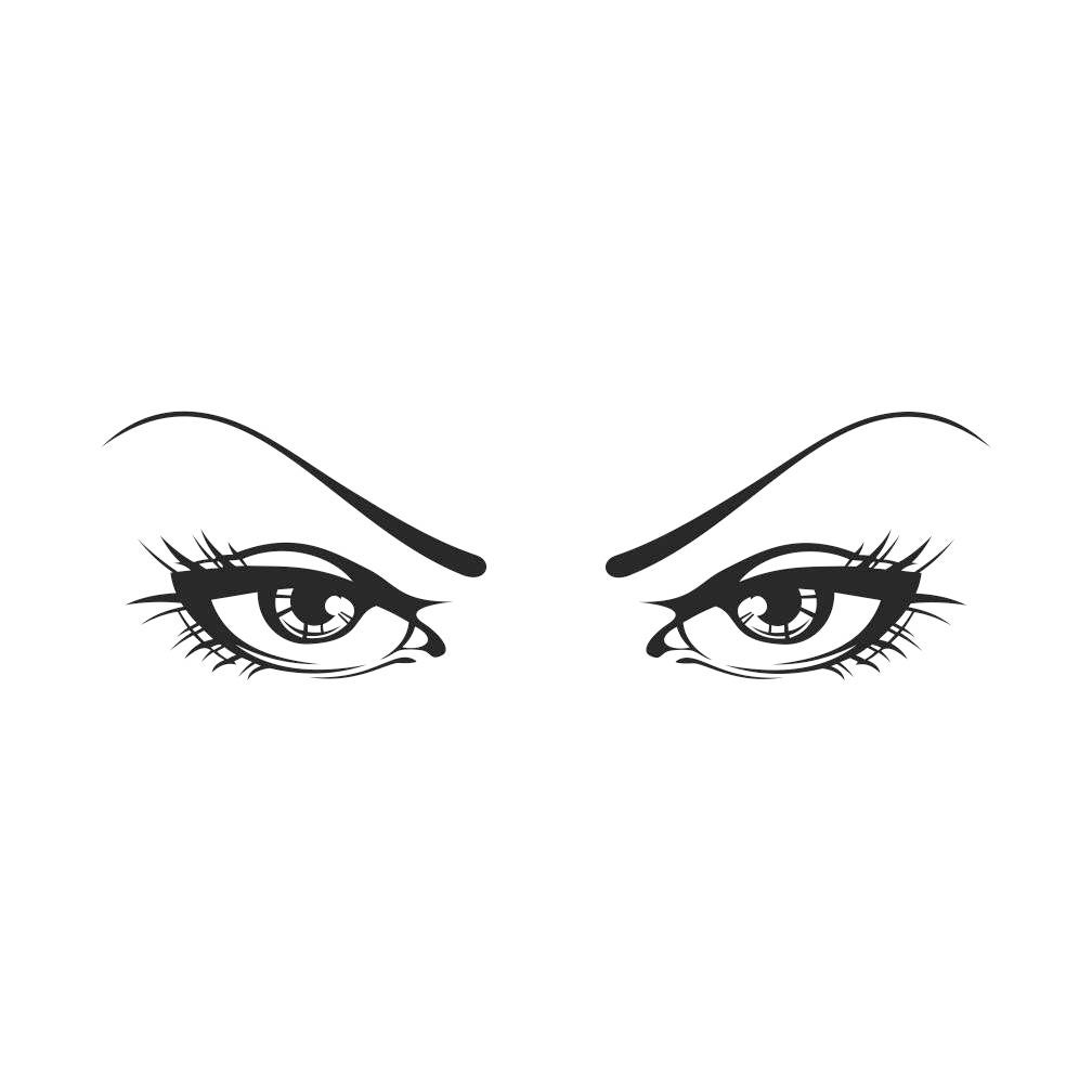 Download Compelling Eyes Woman Graphics SVG Dxf EPS Png Cdr Ai Pdf | Etsy