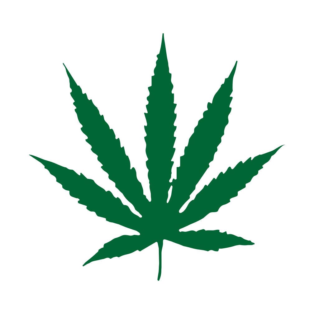 Download Pot Leaf Marijuana weed Cannabis Graphics SVG Dxf EPS Png ...