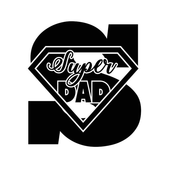 Super Dad Phrase Graphics SVG Dxf EPS Png Cdr Ai Pdf Vector | Etsy