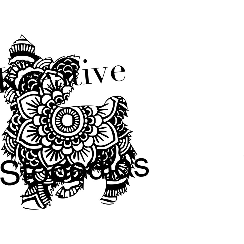 Free Free Yorkie Mandala Svg 901 SVG PNG EPS DXF File